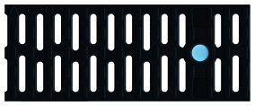 Eyeleds (zila gaisma) Plastikāta
